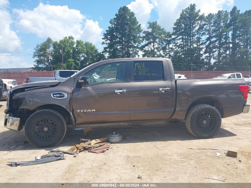 2017 Nissan Titan Sv VIN: 1N6AA1EJXHN538466 Lot: 39680942