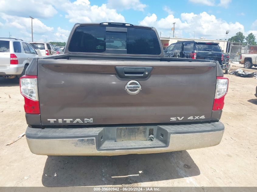 2017 Nissan Titan Sv VIN: 1N6AA1EJXHN538466 Lot: 39680942