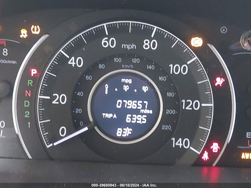 2013 Honda Cr-V Ex-L VIN: 5J6RM4H70DL014919 Lot: 39680943