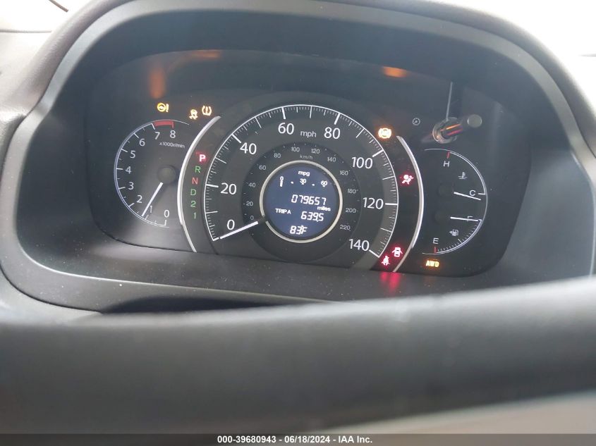 2013 Honda Cr-V Ex-L VIN: 5J6RM4H70DL014919 Lot: 39680943