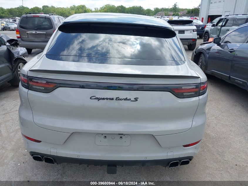 2020 Porsche Cayenne E-Hybrid Coupe Turbo S VIN: WP1BH2AY2LDA68085 Lot: 39680944