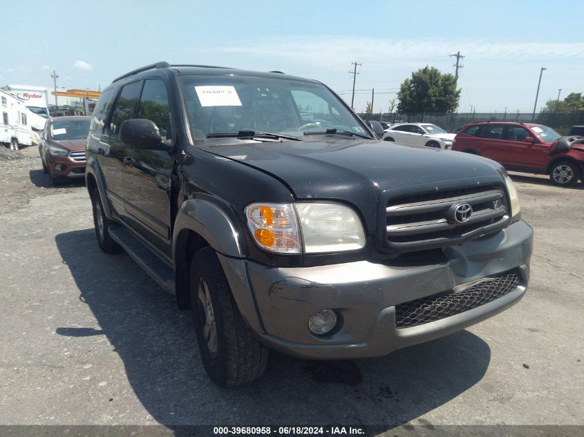 2004 Toyota Sequoia Sr5 V8 VIN: 5TDBT44A34S230015 Lot: 39680958