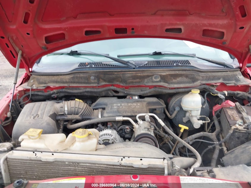 2008 Dodge Ram 1500 Slt VIN: 1D7HA18258J144750 Lot: 39680964