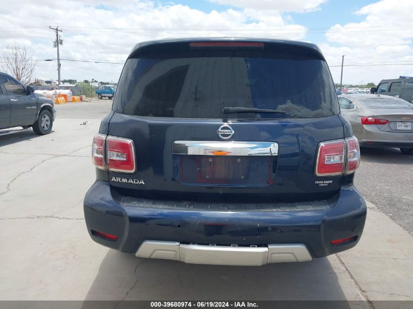 2018 Nissan Armada Sv/Sl/Platinum VIN: JN8AY2ND2J9056147 Lot: 39680974