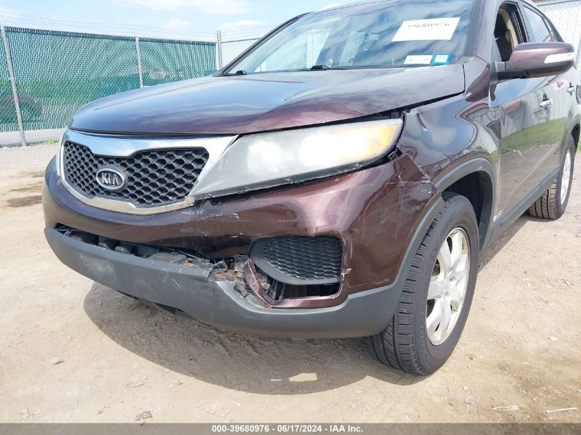 2011 Kia Sorento Lx V6 VIN: 5XYKTDA29BG131044 Lot: 39680976