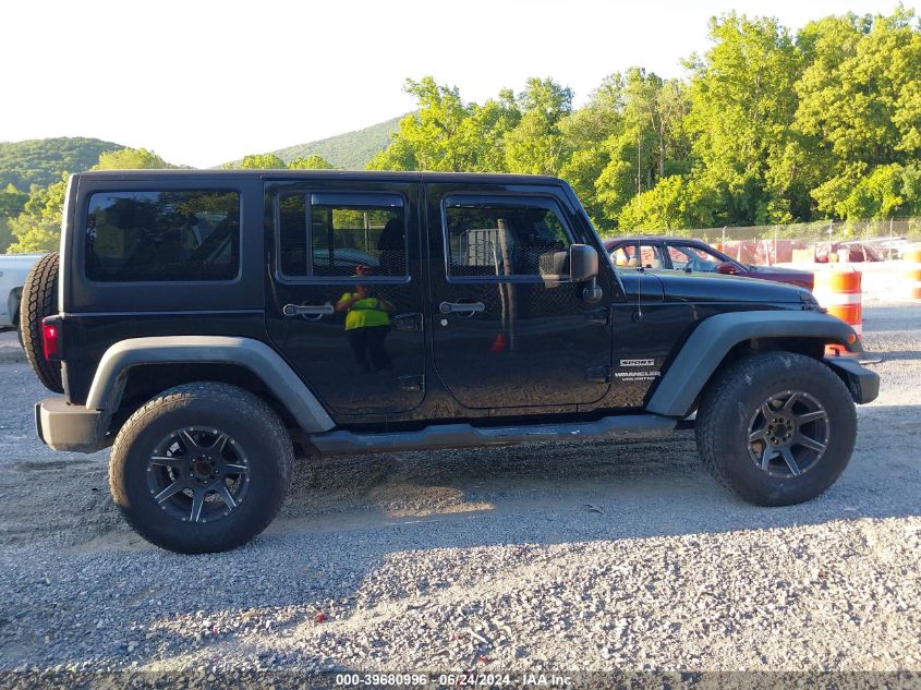 2012 Jeep Wrangler Unlimited Sport VIN: 1C4BJWDG7CL138461 Lot: 39680996