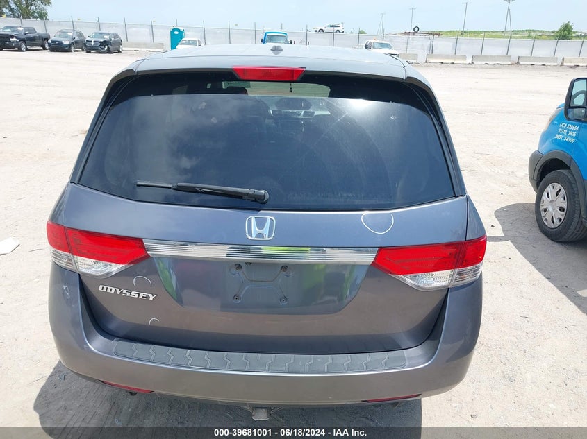 2015 Honda Odyssey Ex-L VIN: 5FNRL5H62FB043950 Lot: 39681001