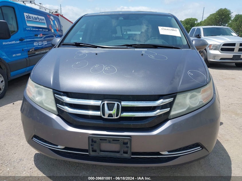 2015 Honda Odyssey Ex-L VIN: 5FNRL5H62FB043950 Lot: 39681001