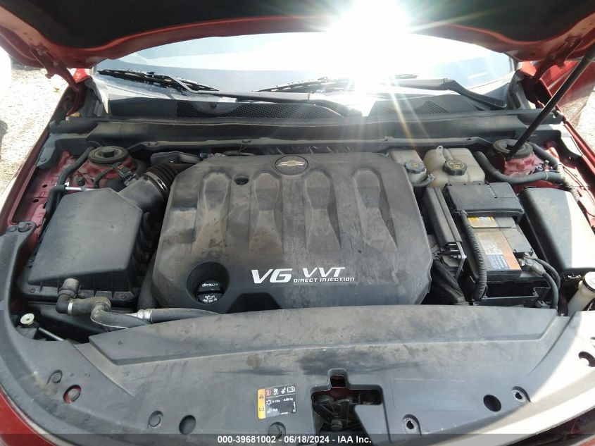 2014 Chevrolet Impala 2Lt VIN: 2G1125S30E9313106 Lot: 39681002