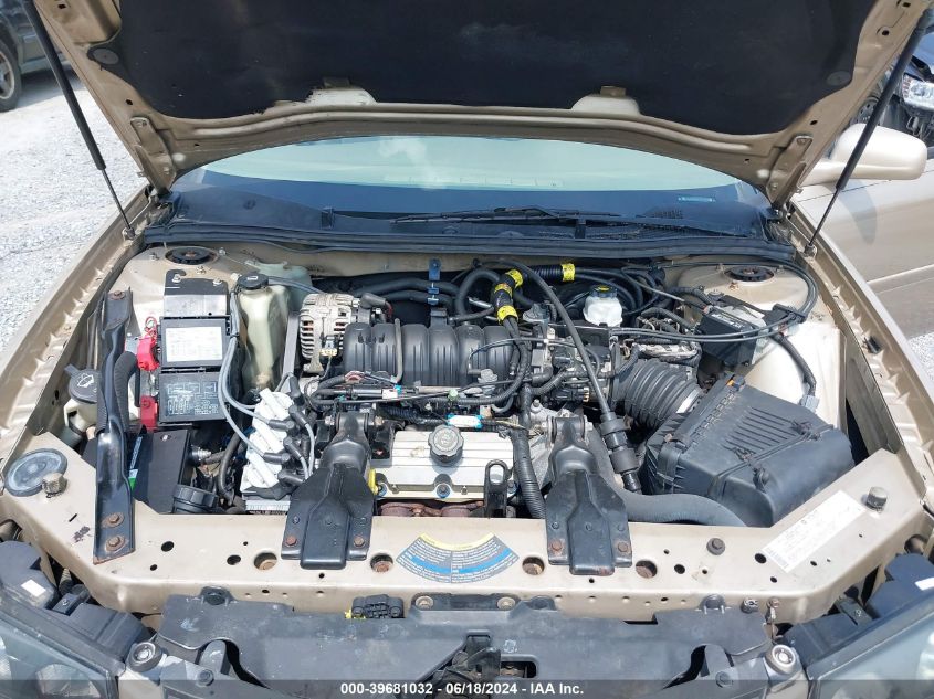 2004 Chevrolet Impala Ls VIN: 2G1WH52K549301060 Lot: 39681032