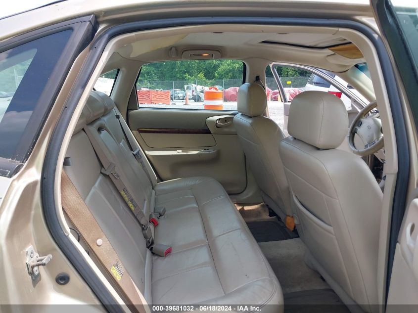 2004 Chevrolet Impala Ls VIN: 2G1WH52K549301060 Lot: 39681032