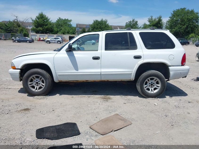 2003 Dodge Durango Slt VIN: 1D4HS48N33F573032 Lot: 39681035