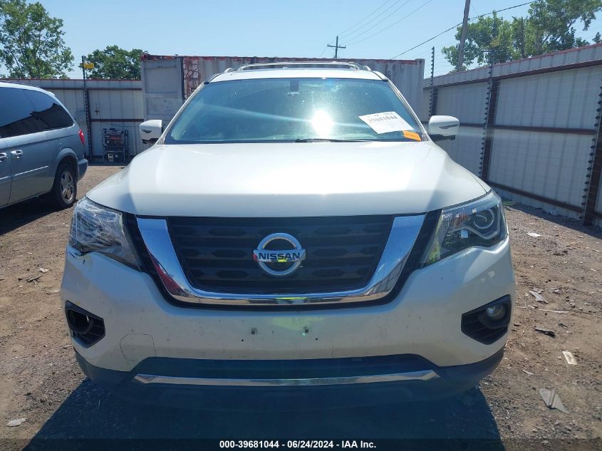 2017 Nissan Pathfinder Platinum VIN: 5N1DR2MM3HC627622 Lot: 39681044