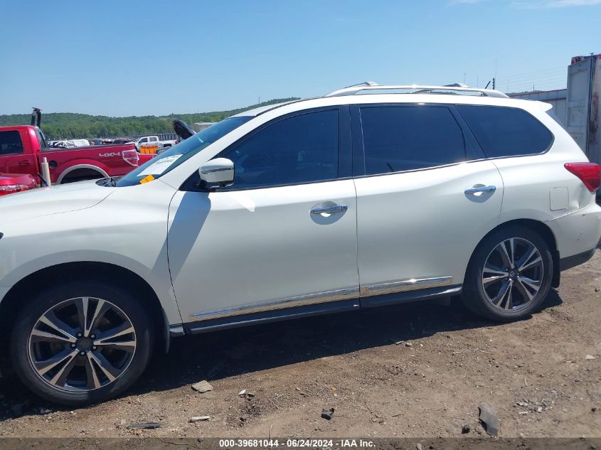 2017 Nissan Pathfinder Platinum VIN: 5N1DR2MM3HC627622 Lot: 39681044