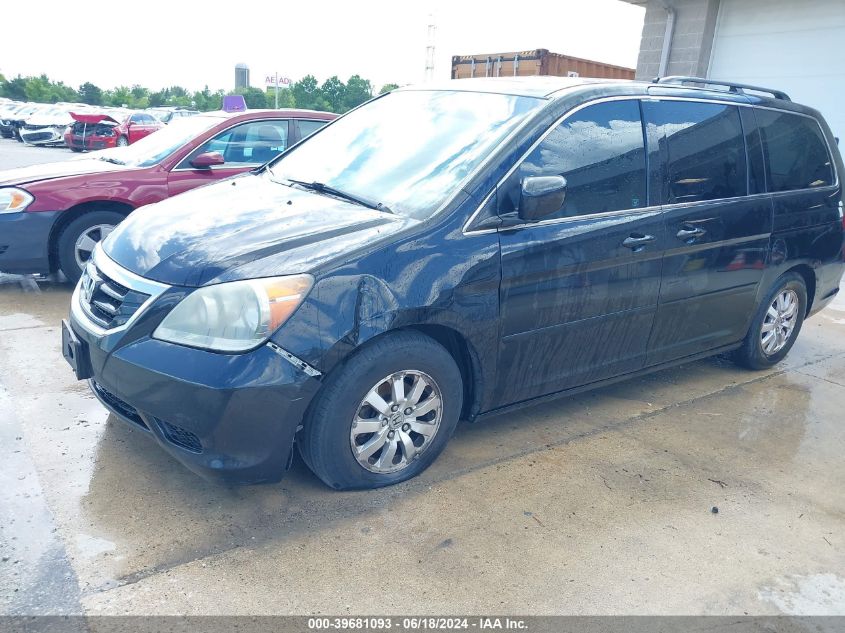 2008 Honda Odyssey Ex-L VIN: 5FNRL38778B101907 Lot: 39681093