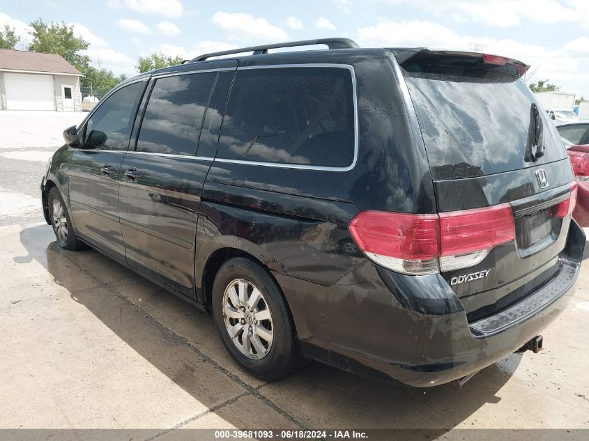 2008 Honda Odyssey Ex-L VIN: 5FNRL38778B101907 Lot: 39681093