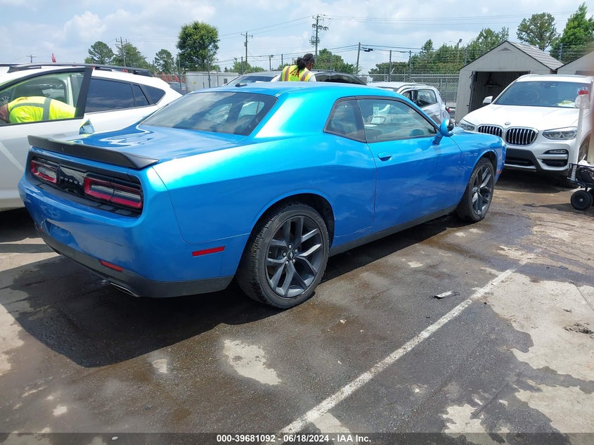 VIN 2C3CDZAG7KH566631 2019 DODGE CHALLENGER SXT