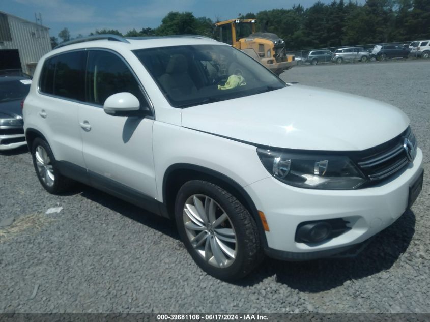 2015 Volkswagen Tiguan Se VIN: WVGBV7AX4FW569711 Lot: 39681106