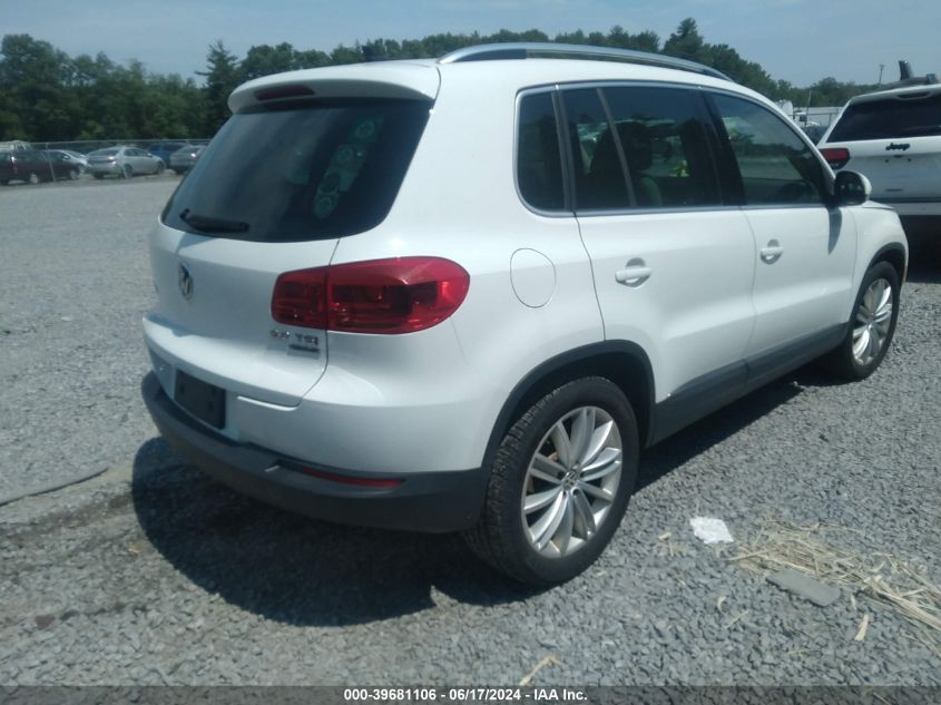 2015 Volkswagen Tiguan Se VIN: WVGBV7AX4FW569711 Lot: 39681106