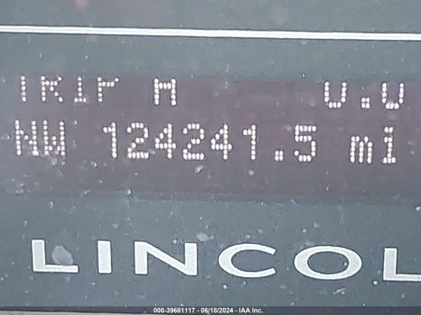 2012 Lincoln Navigator VIN: 5LMJJ2H59CEL05574 Lot: 39681117