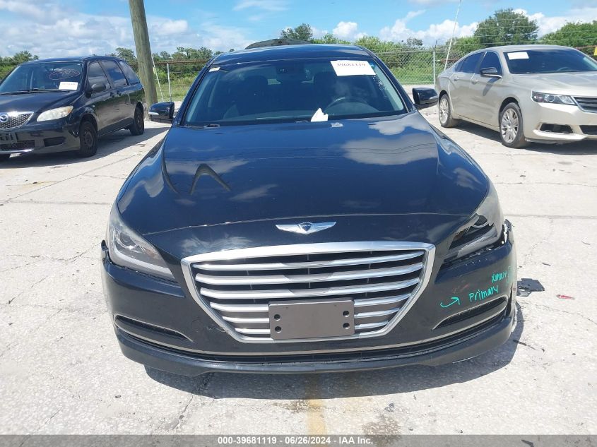 2016 Hyundai Genesis 3.8 VIN: KMHGN4JE0GU132160 Lot: 39681119