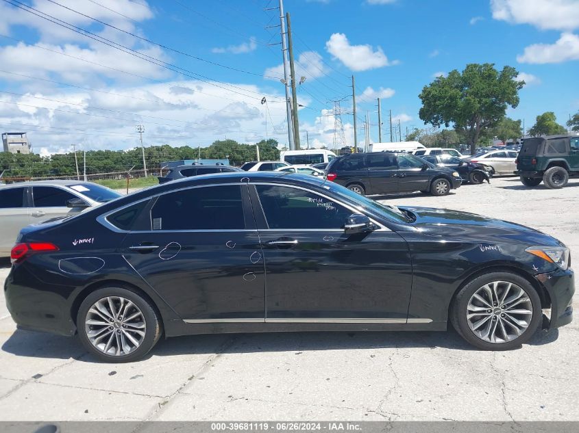 2016 Hyundai Genesis 3.8 VIN: KMHGN4JE0GU132160 Lot: 39681119