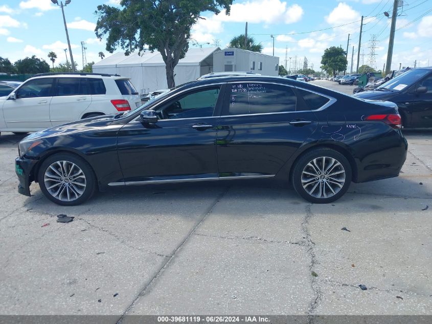 2016 Hyundai Genesis 3.8 VIN: KMHGN4JE0GU132160 Lot: 39681119