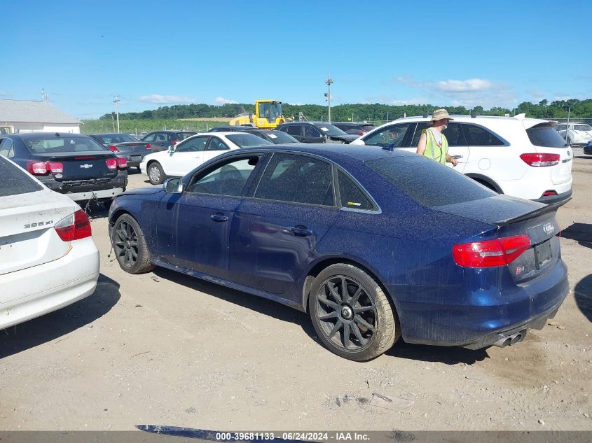 2014 Audi S4 3.0T Premium Plus VIN: WAUBGAFL9EA060451 Lot: 39681133