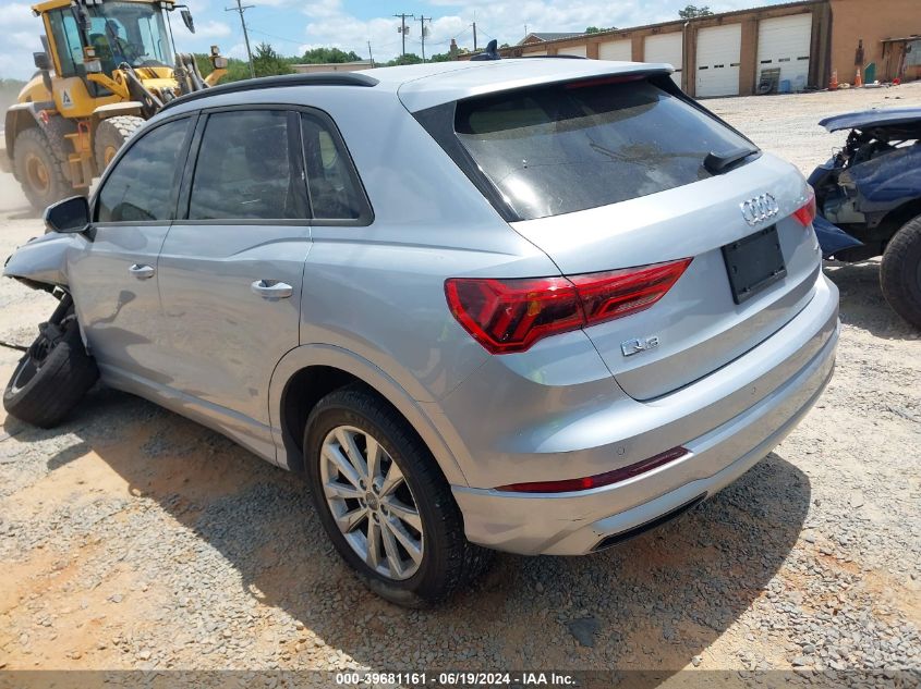 2020 Audi Q3 Premium VIN: WA1AECF38L1018635 Lot: 39681161