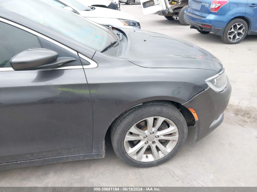 2016 Chrysler 200 Limited VIN: 1C3CCCABXGN126809 Lot: 39681164