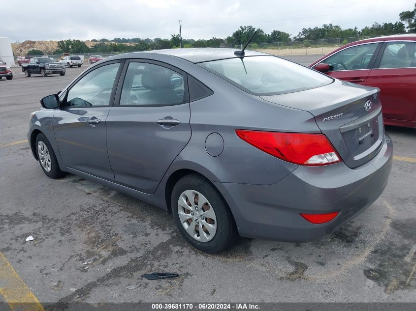 2016 Hyundai Accent Se VIN: KMHCT4AE1GU068344 Lot: 39681170