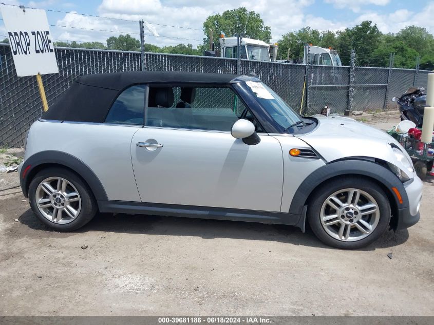 2012 Mini Cooper VIN: WMWZN3C57CT134800 Lot: 39681186