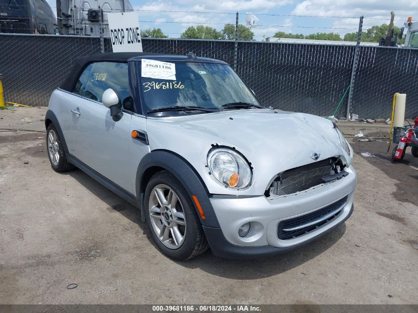 2012 Mini Cooper VIN: WMWZN3C57CT134800 Lot: 39681186