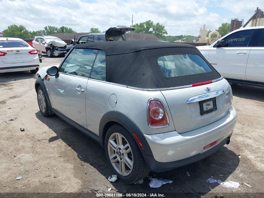 2012 Mini Cooper VIN: WMWZN3C57CT134800 Lot: 39681186