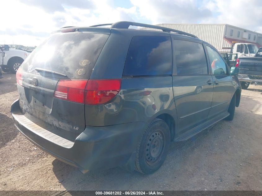 2004 Toyota Sienna Ce/Le VIN: 5TDZA23C74S130995 Lot: 39681202