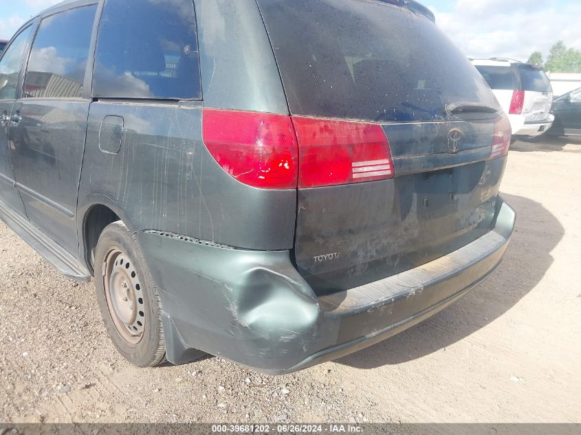 2004 Toyota Sienna Ce/Le VIN: 5TDZA23C74S130995 Lot: 39681202