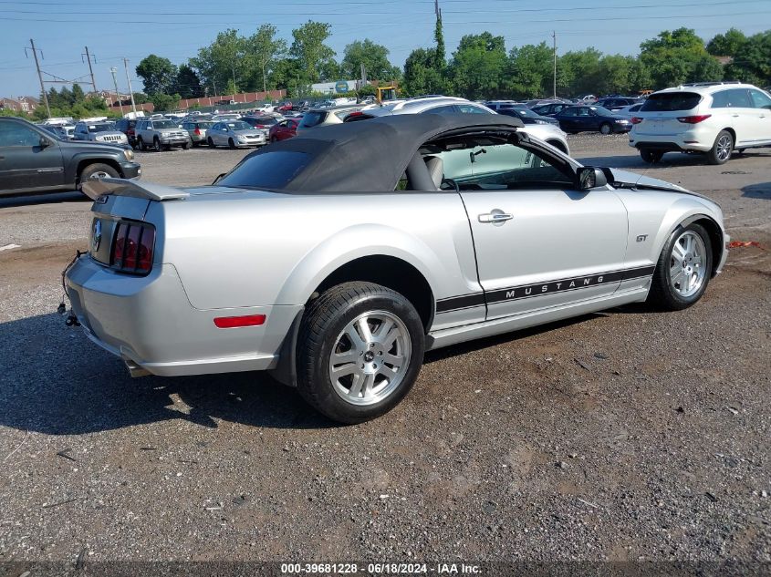 2007 Ford Mustang Gt Deluxe/Gt Premium VIN: 1ZVFT85H875196990 Lot: 39681228