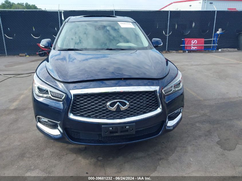 2020 Infiniti Qx60 Pure Awd VIN: 5N1DL0MM4LC537975 Lot: 39681232