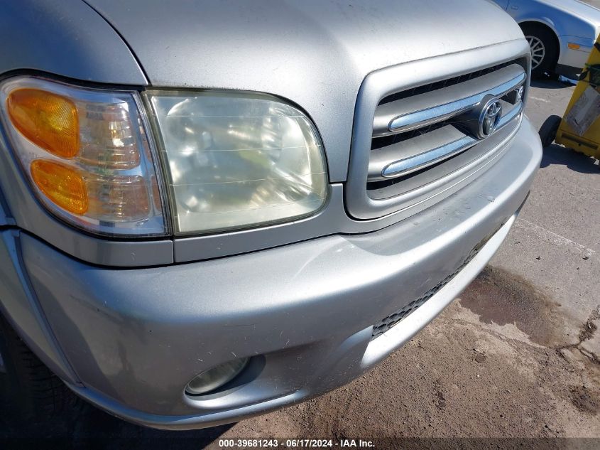 2001 Toyota Sequoia Limited V8 VIN: 5TDBT48A91S032223 Lot: 39681243