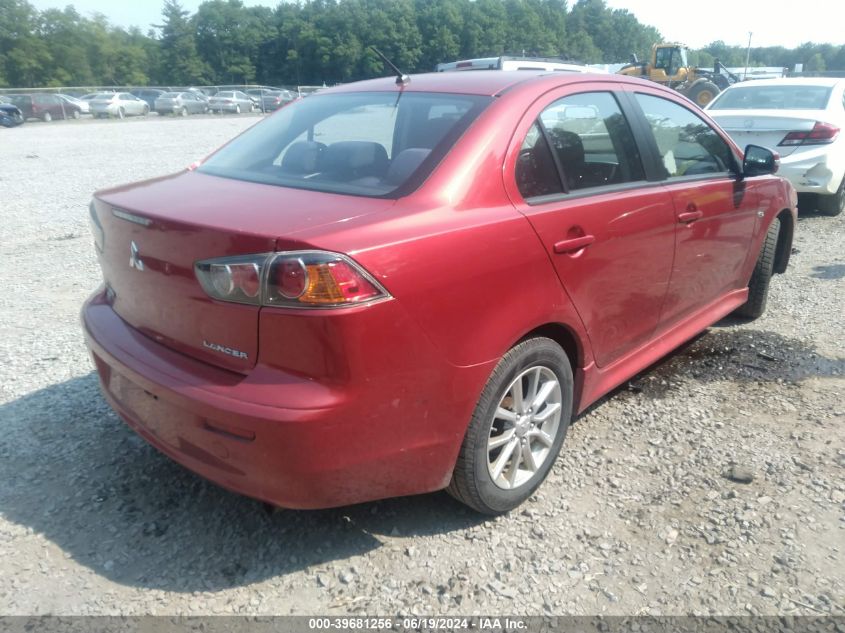 2016 Mitsubishi Lancer Es/Se/Sel VIN: JA32V2FWXGU003197 Lot: 39681256