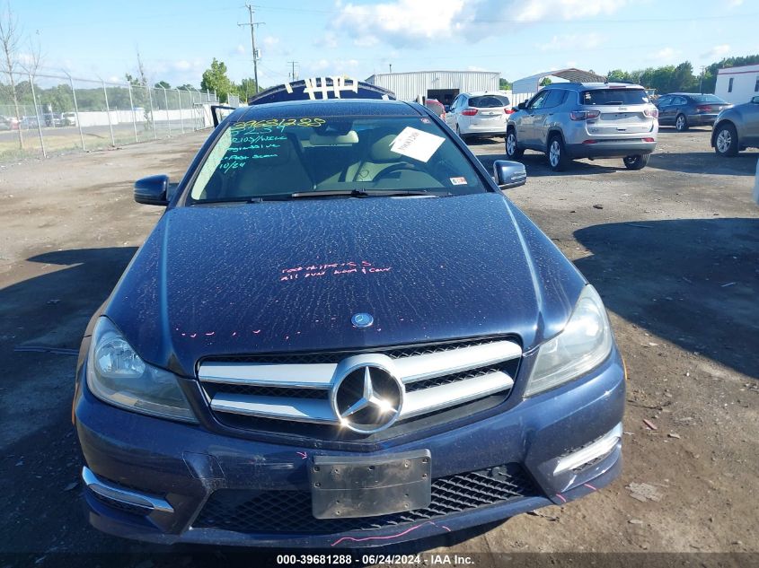 2012 Mercedes-Benz C 350 Sport 4Matic VIN: WDDGJ8JB5CF905187 Lot: 39681288