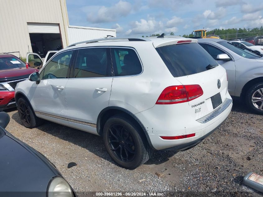 2013 Volkswagen Touareg Vr6 Sport VIN: WVGEF9BP4DD009801 Lot: 39681296