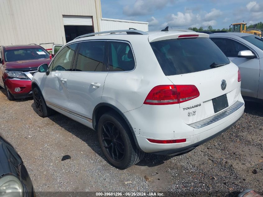 2013 Volkswagen Touareg Vr6 Sport VIN: WVGEF9BP4DD009801 Lot: 39681296