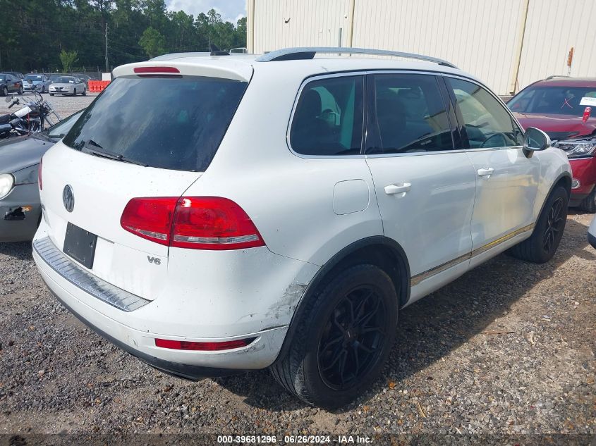 2013 Volkswagen Touareg Vr6 Sport VIN: WVGEF9BP4DD009801 Lot: 39681296