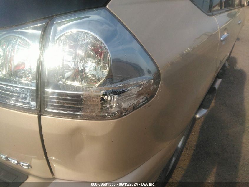 2009 Lexus Rx 350 VIN: 2T2HK31U39C116890 Lot: 39681333