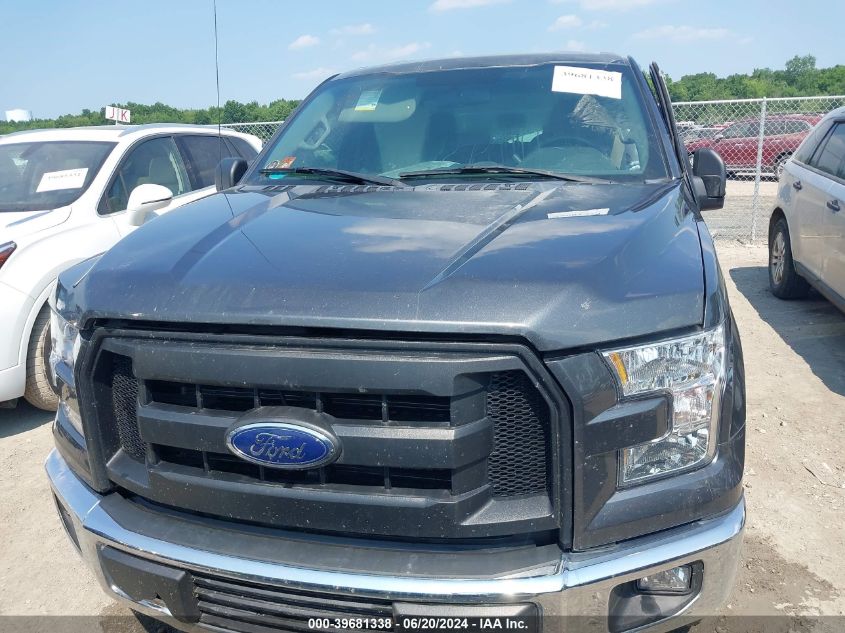 2016 Ford F-150 Xl VIN: 1FTEX1C81GFD62287 Lot: 39681338