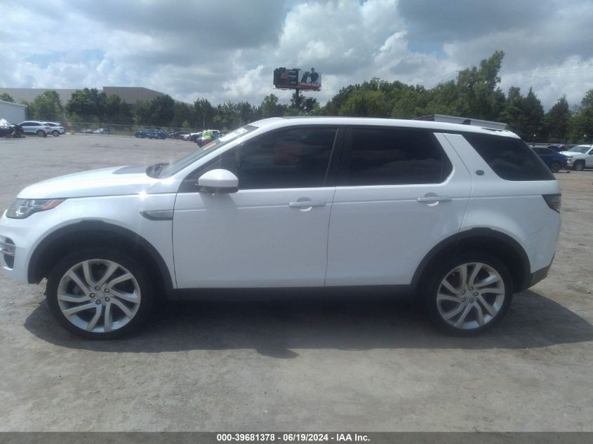 2016 Land Rover Discovery Sport Hse Lux VIN: SALCT2BG4GH557587 Lot: 39681378