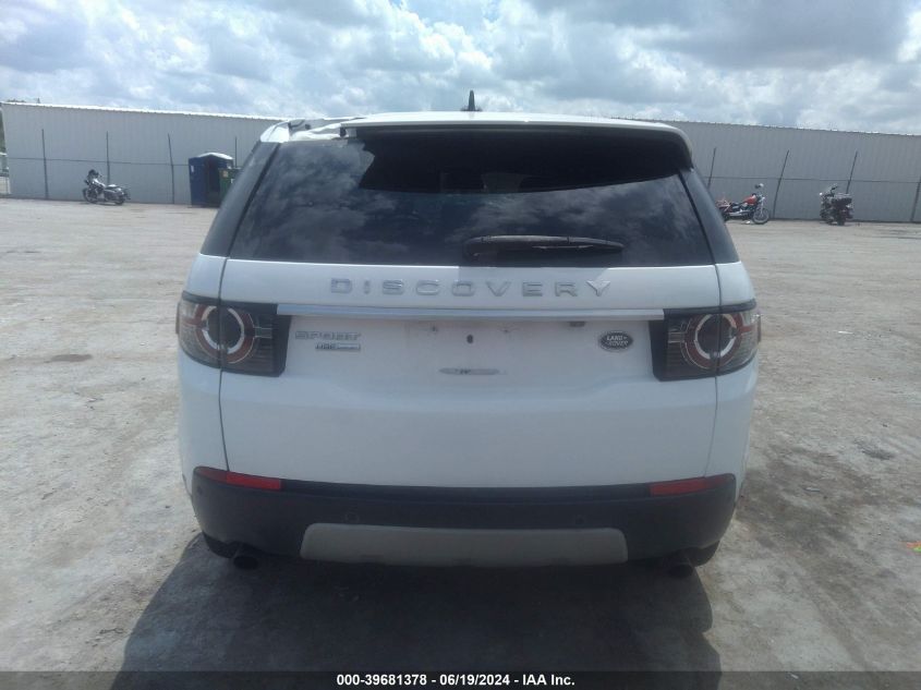 2016 Land Rover Discovery Sport Hse Lux VIN: SALCT2BG4GH557587 Lot: 39681378