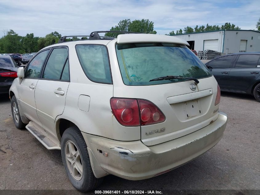 1999 Lexus Rx 300 VIN: JT6HF10U5X0066507 Lot: 39681401