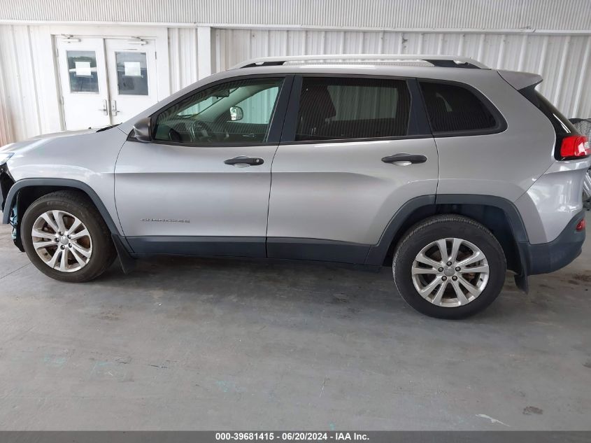 2015 Jeep Cherokee Sport VIN: 1C4PJLAB5FW620569 Lot: 39681415